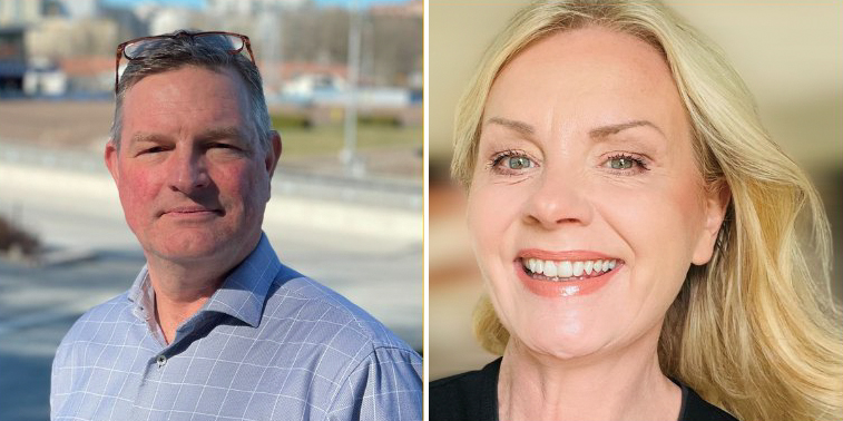 Johan Carlfjord och Linda Rosenquist