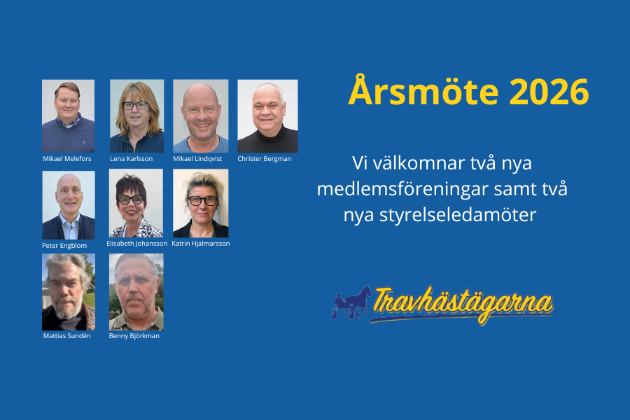 Travhästägarnas årsmöte 2026